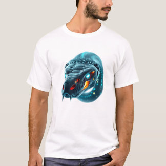 T-shirt Robotique Serpent Face Art