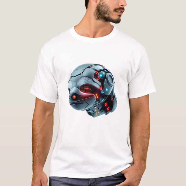 T-shirt Robotique Sloth Face Art (Devant)