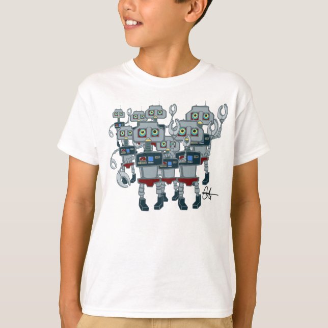 T-shirt Robots d'émeute (Devant)