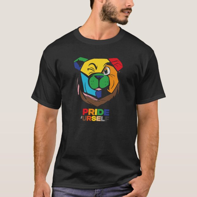 T-shirt ROBUST BEAR URSELF 25 PRIDE friend (Devant)