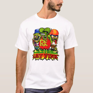T-shirt roche chaude de rat fink