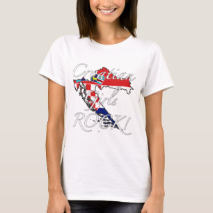 T-shirt Roche croate de filles !