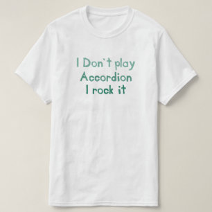 T-shirt Roche d'accordéon il pièce en t - obscurité