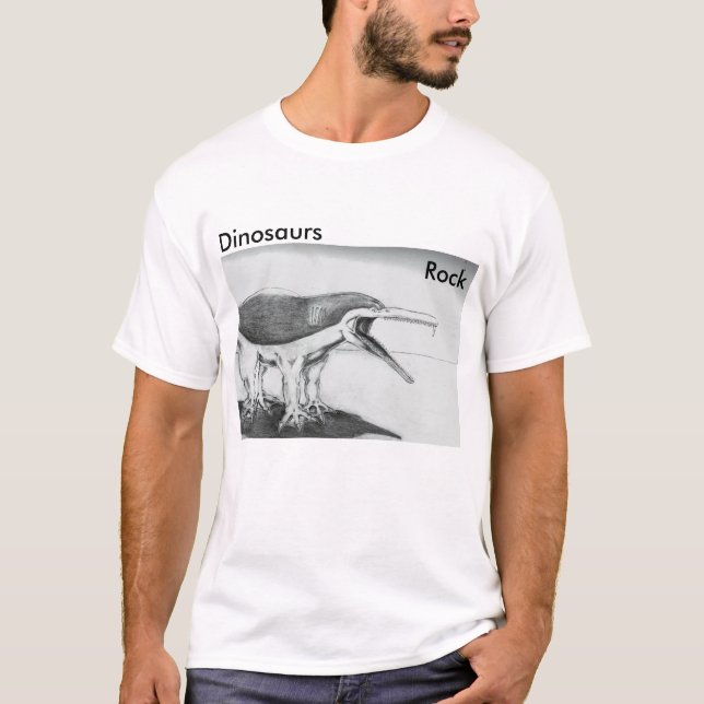 T-shirt Roche de dinosaures (Devant)