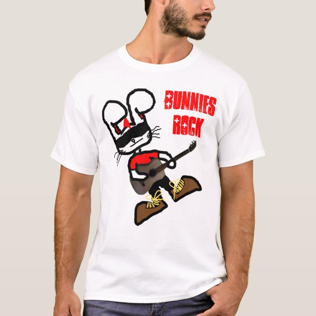 T-shirt Roche de lapins (Devant)