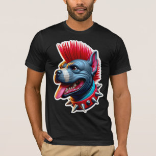 T-SHIRT ROCHE DE PUNK STAFFY-RED