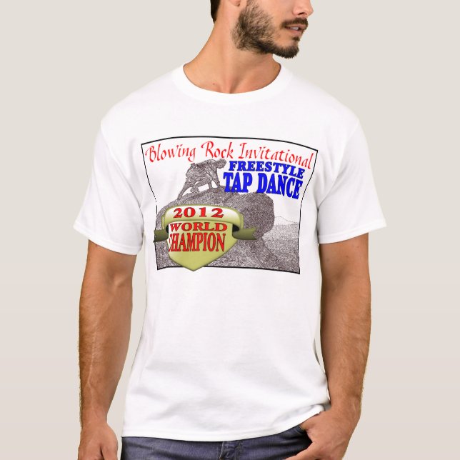T-shirt Roche de soufflement d'invitation (Devant)