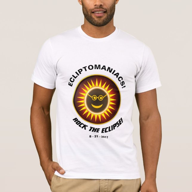 T-shirt Roche d'Ecliptomaniacs l'éclipse ! (Devant)