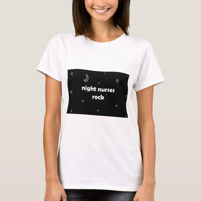 T-shirt ROCHE d'infirmières de nuit ! (Devant)