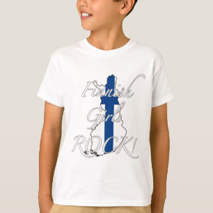 T-shirt Roche finlandaise de filles !