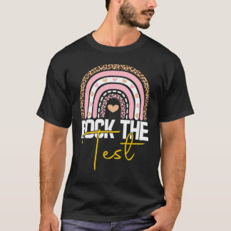 T-shirt roche le test jour du test enseignant jour de test