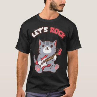 T-shirt rocher de chat
