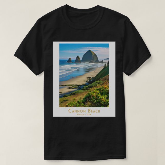 T-shirt Rocher d'Haystack de Cannon Vintage (Design devant)