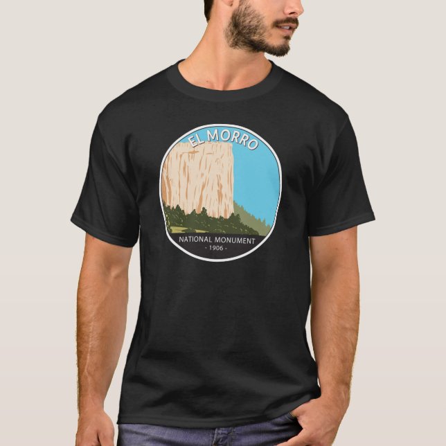 T-shirt Rocher d'Inscription du Monument National El Morro (Devant)