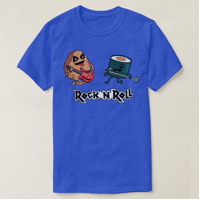 T-shirt Rocher et rocher amusants (Design devant)