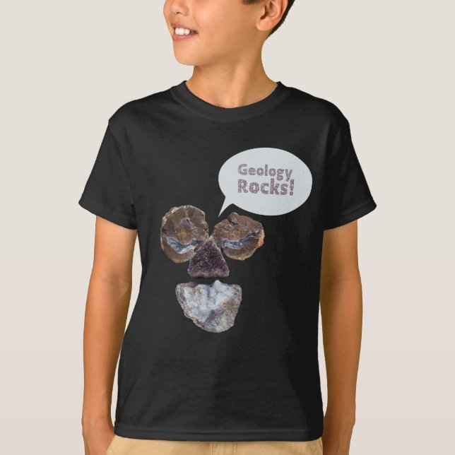 T-shirt Roches de géologie ! (Devant)