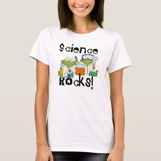 T-shirt Roches de la Science de grenouilles (Devant)