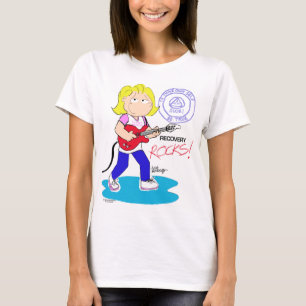 T-shirt Roches de récupération - chemise de dames