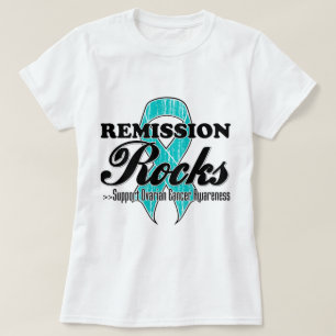 T-shirt Roches de remise - conscience de Cancer ovarien