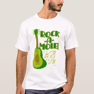 T-shirt Rock A Mole Drôle Avocado Dessin Slogan Art T-Shi