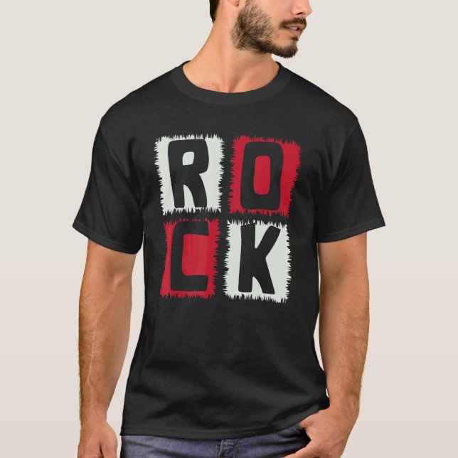 T-shirt Rock And Roll (Devant)