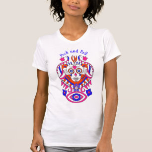 T-Shirt Rock and Roll Crâne de Sucre