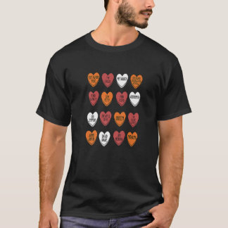 T-shirt Rock Bands Coeurs Candy Valentines Fan Music L