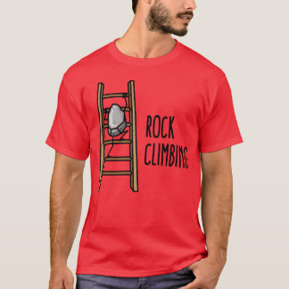 T-shirt Rock Climbing funny climbing sport puns cartoon gi