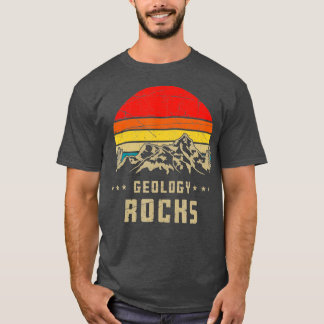 T-shirt Rock Collector Géologue Montagnes Nature Retro Ge
