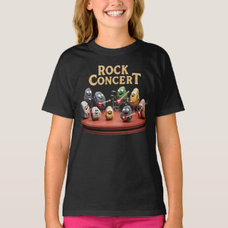 T-shirt Rock Concert - Band of Rocks Playing Instruments