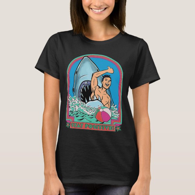 T-shirt Rock Dolphin Une Grande Semaine Pour Un Requin Pou (Devant)