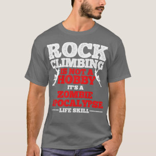 T-shirt Rock Escalade Bouldering Rock Climber