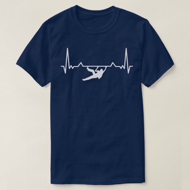T-shirt Rock Escalade Heartbeat 3 (Design devant)
