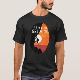 T-shirt Rock Escalade Vintage Climber Bouldering