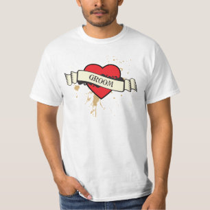 T-shirt Rock et Roll Grungy Coeur