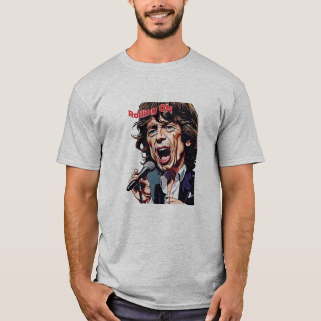 T-shirt Rock et Rolling on (Devant)