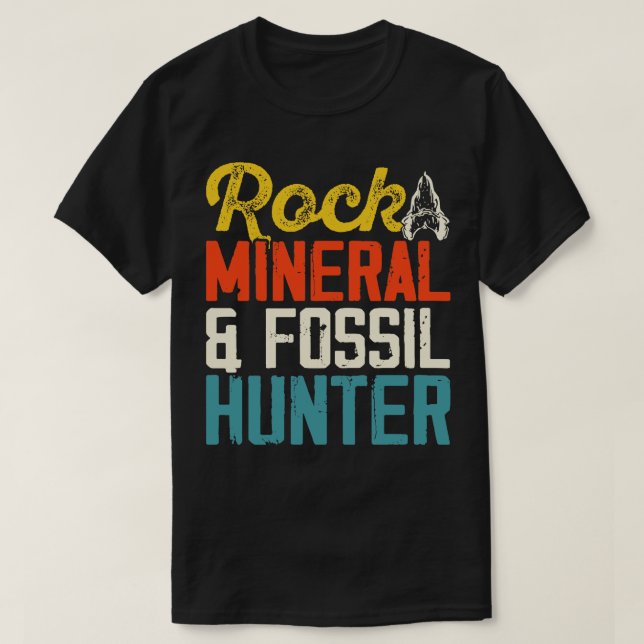 T-shirt Rock Mineral Et Fossil Hunter Pour Femmes (Design devant)