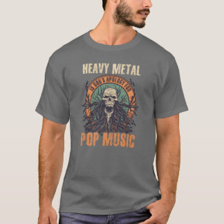 T-shirt Rock Music Heavy Metal Excuses pour la famille de