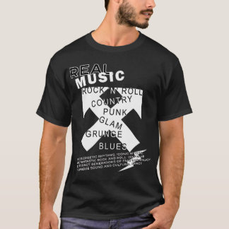 T-shirt Rock Music | Noir et blanc