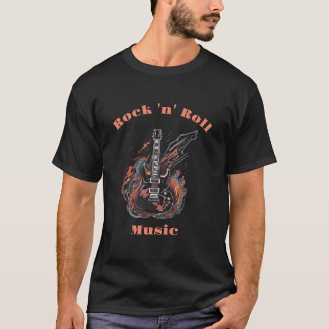 T-shirt Rock 'n' Roll (Devant)