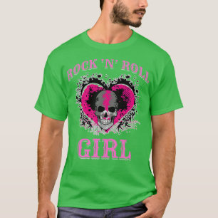 T-shirt Rock n Roll Girl Music Dancing Concert Festival 6