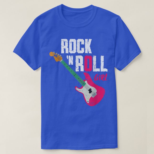 T-shirt Rock N Roll GirlGuitar 2771 (Design devant)