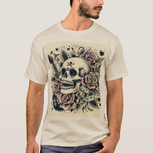 T-shirt Rock 'n' Tee de tatouage Rose