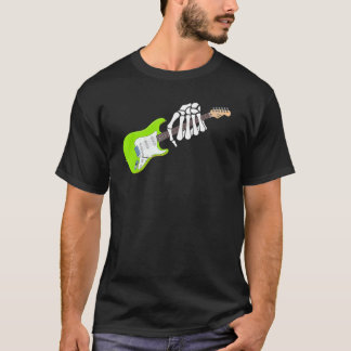T-shirt Rock On Guitar Neck - With A Sweet Rock & Roll Ske
