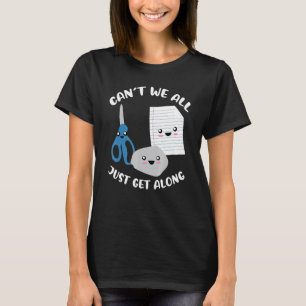 T-shirt Rock Paper Scissors Jeux ne pouvons-nous pas tous