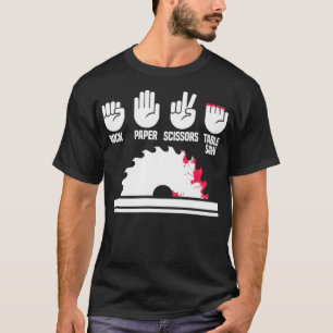 T-shirt Rock Paper Scissors Table J'ai vu l'archéologie dr