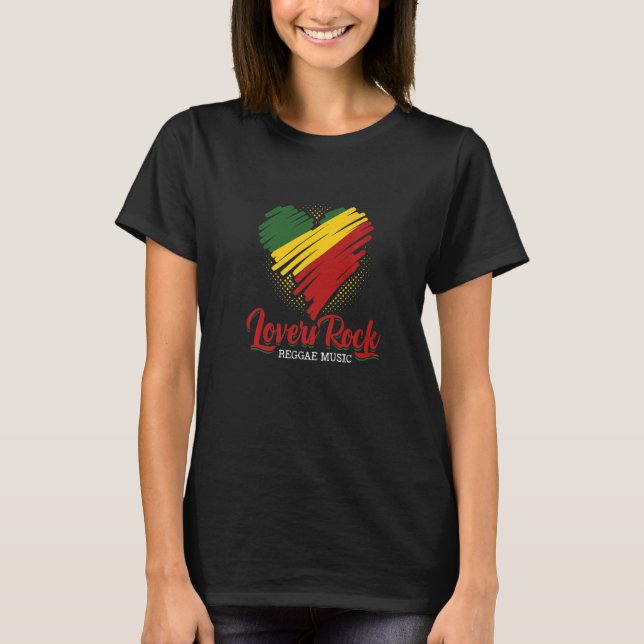 T-shirt Rock Reggae Musique Culture Tradition Reggae (Devant)