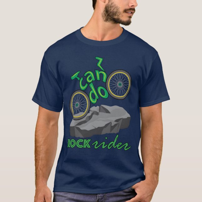 T-shirt Rock Rider Can Do family (Devant)