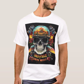T-shirt Rock & Roll Skull Festival Tee | Electric Guitar 