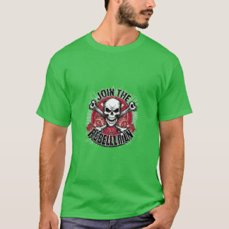 T-shirt Rock & Roll Skull Tee Collection